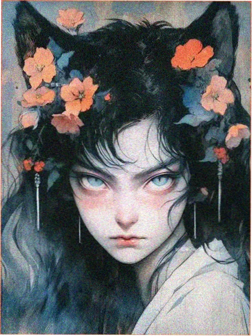 把月亮借给你 治愈系爱情电影海报
